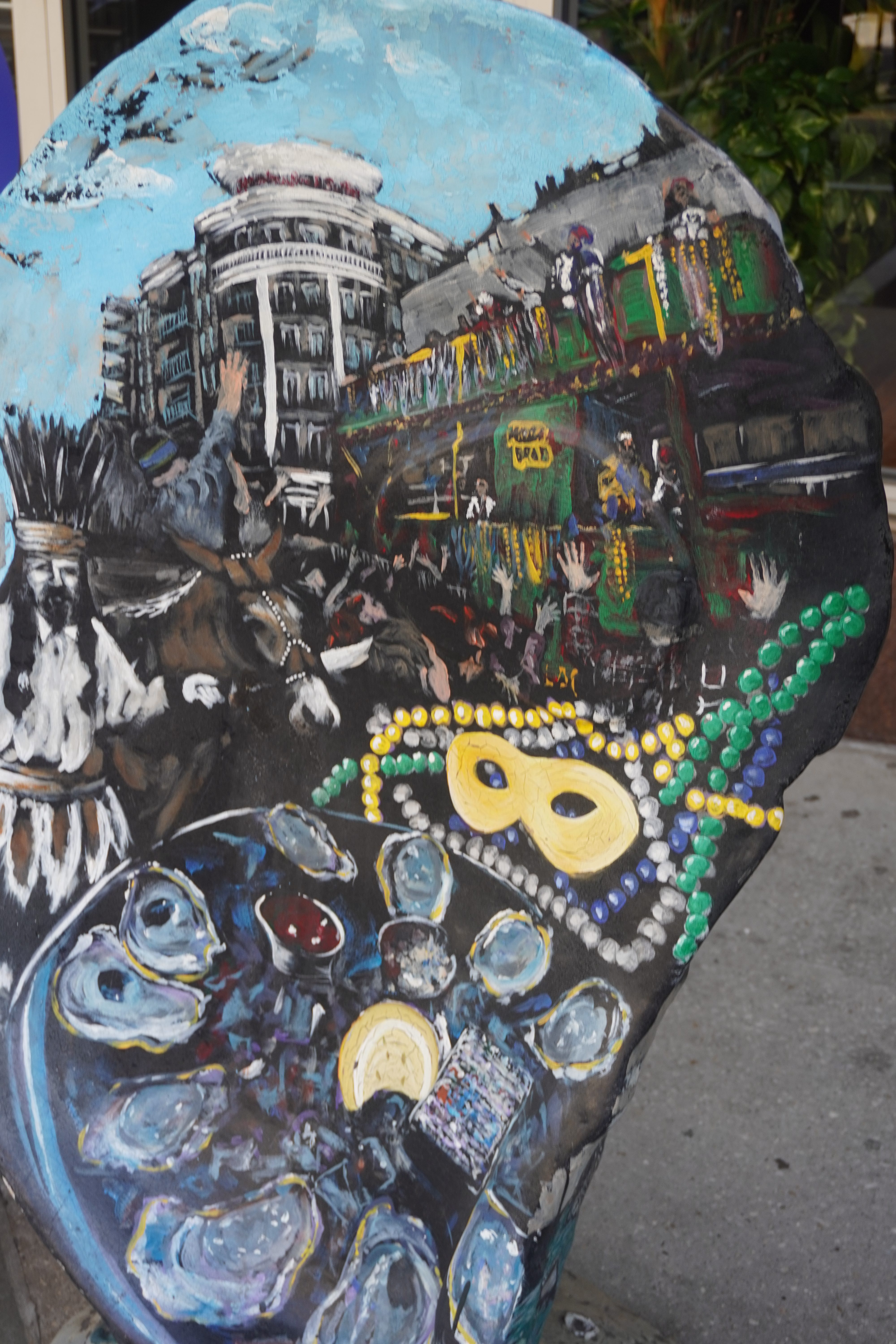 Local art in downtown Mobile